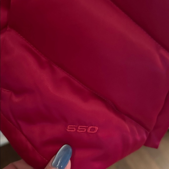 The North Face Down Filled Aconcagua 550 Puffer Vest Fuchsia Pink S NWOT - Picture 6 of 10